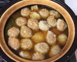 ふんわり鶏つくね（団子）鍋作り方7写真