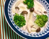 玉葱きのこブロッコリーの豆乳スープ♬作り方6写真