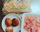 もやしと鶏肉の甘辛味噌炒め作り方1写真