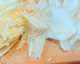 簡単!白菜と小エビの中華風 卵あんかけ作り方2写真