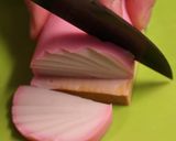 蒲鉾の飾り切り(日の出)作り方3写真