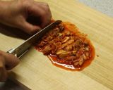 餡かけキムチ角煮炒飯♪作り方2写真