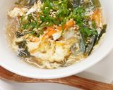 簡単に春雨卵スープ作り方5写真