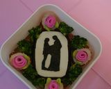 「S.W」のお弁当 アナキン♥️パドメ作り方2写真