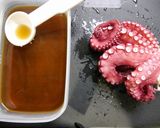 簡単お節！黒酢だこ☆蒸しだこリメイク作り方1写真