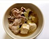 節約*豚こま肉で肉豆腐*作り方4写真