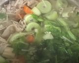 勿体無い精神野菜クズで豚汁作り方2写真