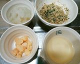 犬ご飯　かぶら蒸し風ご飯作り方1写真