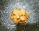 犬ご飯　かぶら蒸し風ご飯作り方3写真