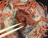 お正月に生たらこの炒り煮♪作り方3写真