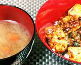 サムライ特製オクラ入り麻婆豆腐丼❤作り方3写真