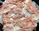 タジン鍋で豚しゃぶ肉の塩糀×塩レモン蒸し作り方3写真