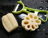 簡単お節☆酢レンコン☆みかん風味作り方1写真