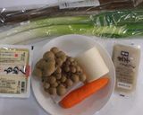 けんちん汁♪簡単海苔としょうゆ塩で作り方1写真