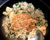 鰹節が決め手！オクラの入ったチャーハン作り方8写真