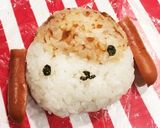 キャラ弁☆干支おにぎり☆ワンコ作り方8写真