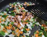 我が家のカレーチャーハン作り方4写真