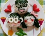 ♡3Dおにぎりアート♡具はお好みで♬作り方5写真