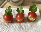 Xmasディナー【前菜】トマトのファルシ作り方8写真