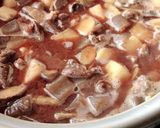 牛スジ肉のどて煮塩麹入り！作り方4写真