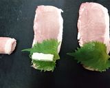 【大葉とチーズの豚ロール・BBQソース】作り方3写真