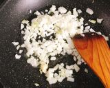 ブルーチーズとりんごのリゾット作り方3写真
