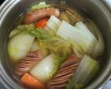ウインナーと白菜のポトフー作り方1写真