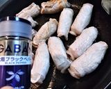 【大葉とチーズの豚ロール・BBQソース】作り方7写真
