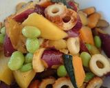 さつま芋とかぼちゃのサラダ作り方5写真