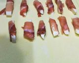 モッツァレラの生ハムまき作り方3写真