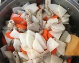 野菜たっぷりもつ煮込み♪作り方3写真