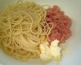 普通のたらこスパゲッティ作り方3写真