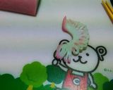 蒲鉾の飾り切り☆蝶々と孔雀☆作り方9写真