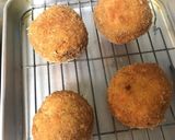トロけるチーズイン、ライスコロッケ作り方7写真