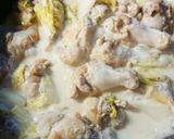 白菜大量消費！鶏手羽元＆白菜のクリーム煮作り方6写真