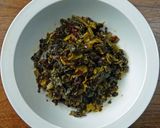 博多のニューカマー高菜葉元いため。作り方8写真