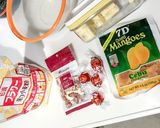 超簡単!チョコとドライマンゴーのクッキー作り方1写真