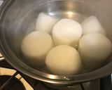 大根おでんのポルチーニソース掛け作り方2写真