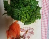 ほうれん草のオイスターソース炒め作り方1写真