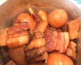 ★簡単！柔らか豚の角煮と煮玉子★作り方4写真