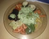 グリーンソースと温野菜作り方3写真