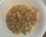 レンジシーフードレモン風味オムライス弁当作り方3写真