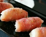 ﾊﾟｰﾃｨｰに♡生ハム寿司作り方12写真