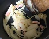 菜の花としめじのミルクスープ作り方5写真