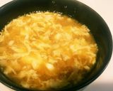 エノキと溶き卵の味噌汁(合わせ味噌)作り方6写真