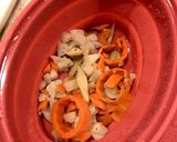 型抜きの余り野菜で！八幡巻風作り方1写真