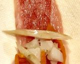 型抜きの余り野菜で！八幡巻風作り方3写真