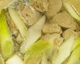 豚肉ロースの角煮。大根入り☆作り方4写真