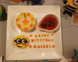 1歳バースデー☆ミニオンプレート作り方5写真