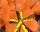 雑煮 にんじん 飾り切り 花 菊作り方4写真